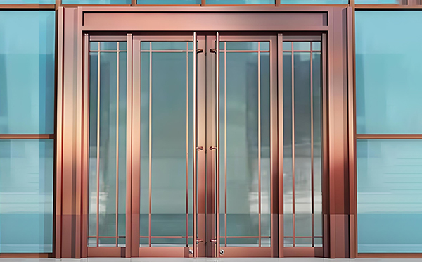 府谷玻璃地弹门