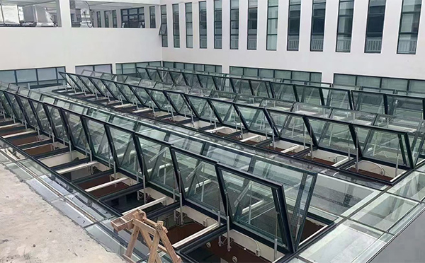 百安科技有限公司近期府谷排烟窗项目案例分享