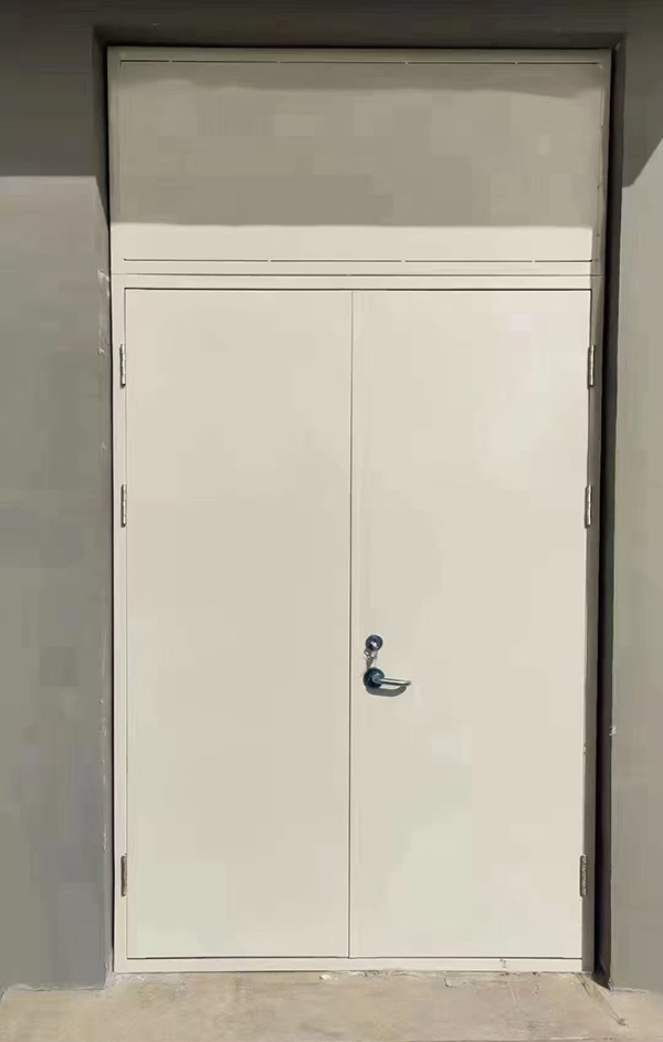 展览馆项目完成大跨度府谷防火门安装